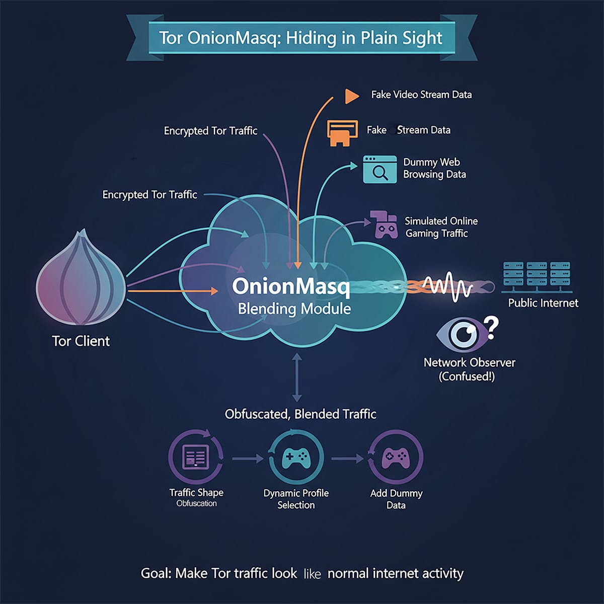 Tor OnionMasq: Hiding in Plain Sight / Tor OnionMasq：隐身于无形之中