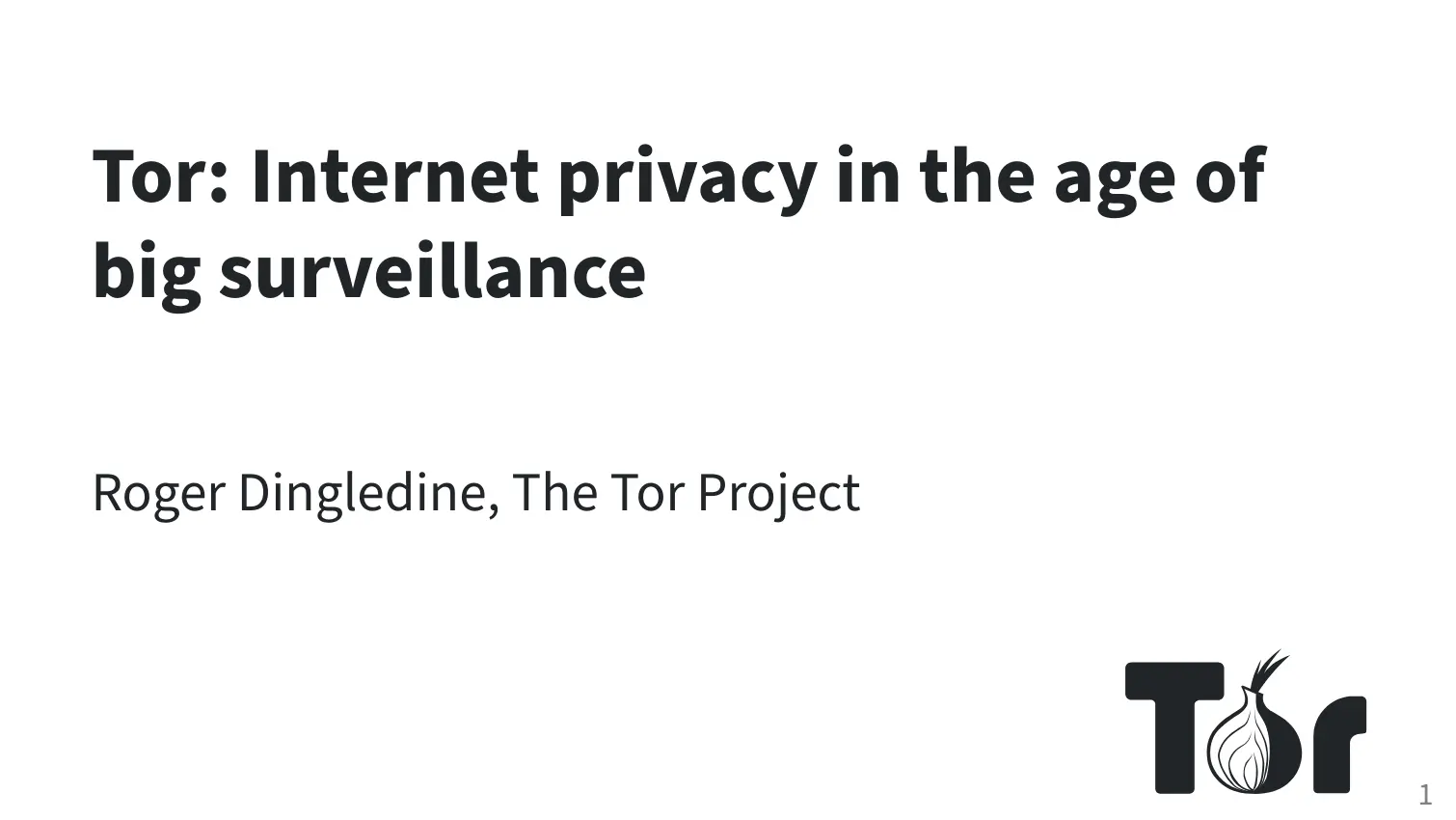 Roger's Talk 简报封面