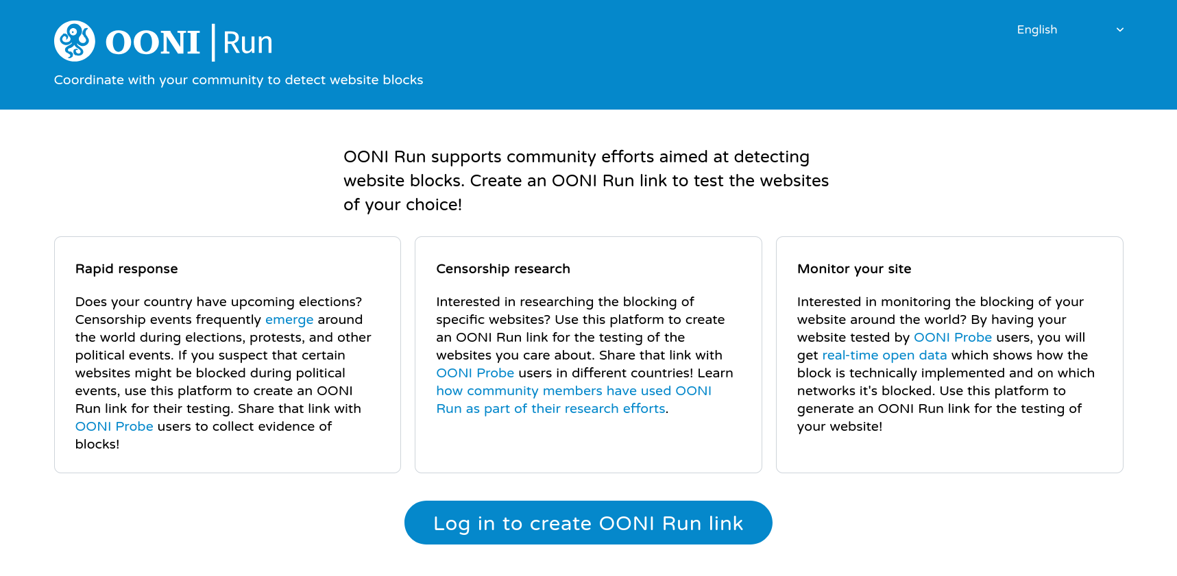 取得 Log in 連結