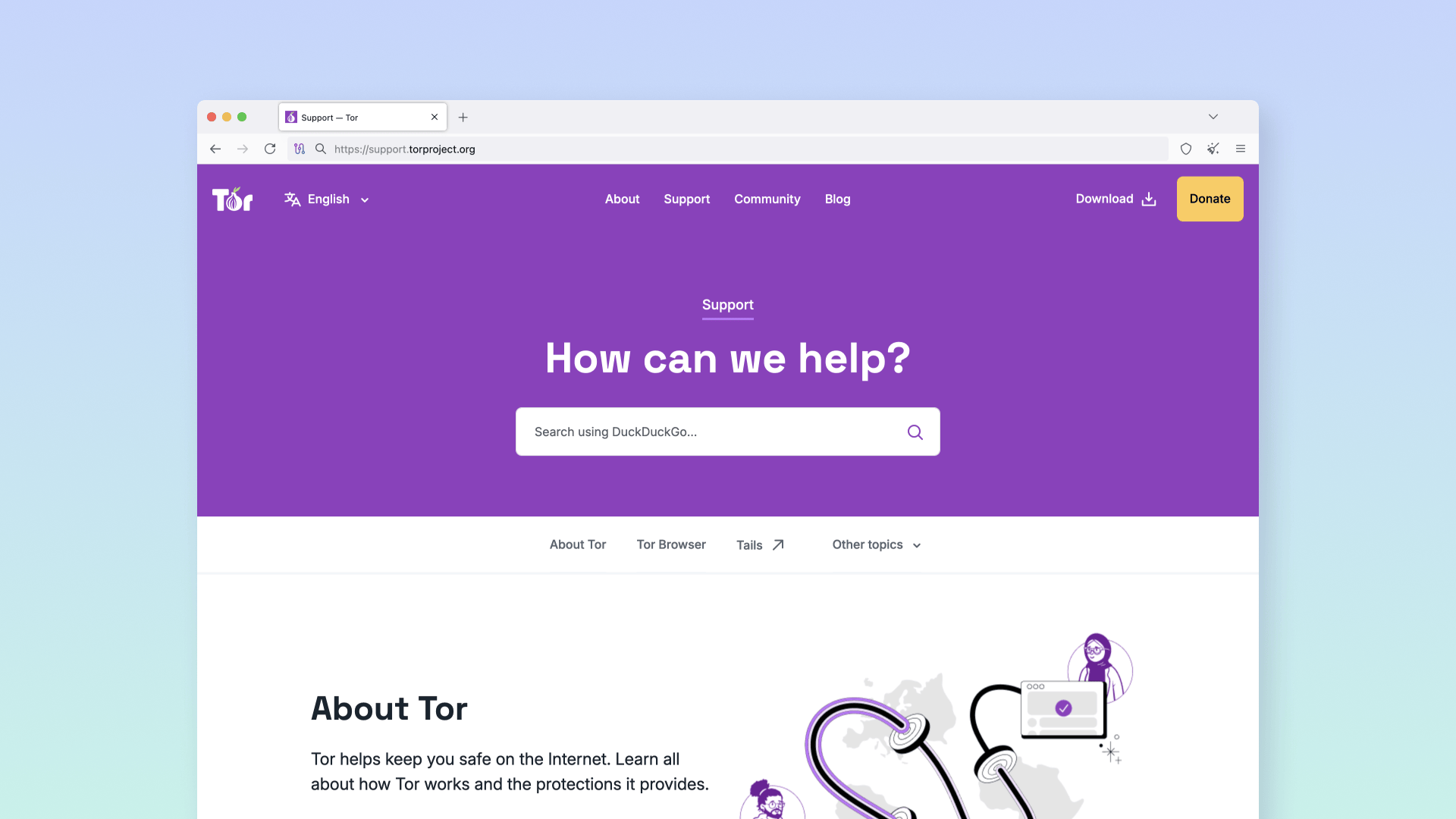 Tor 使用者文件的新家